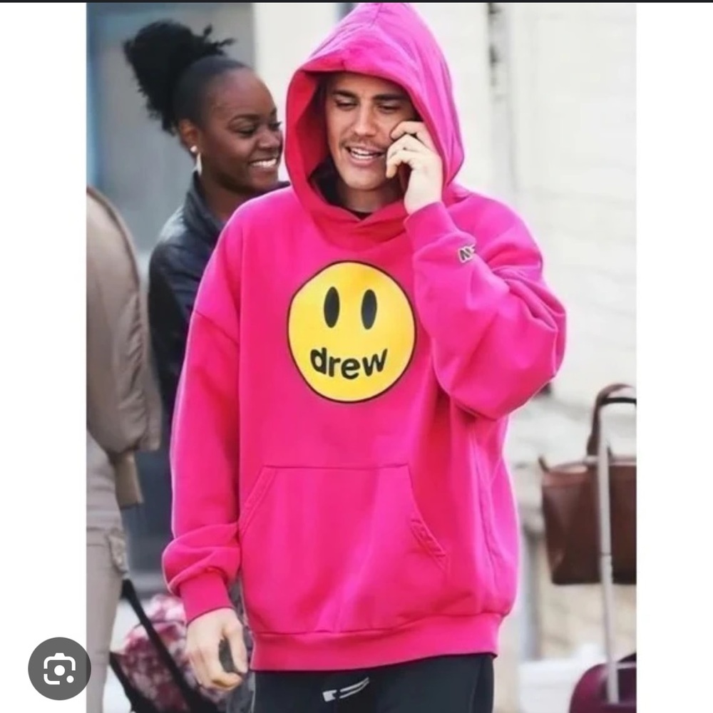 COPY - Drew House Magenta Hoodie L